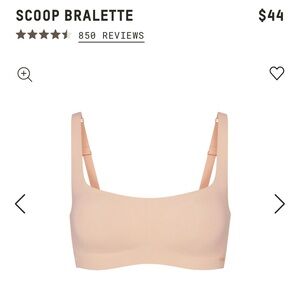 Skims Scoop Bralette in Mica